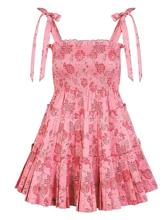 Hill House Dresses & Skirts - Hill House Home Ribbon Charlotte Nap Dress Size S Pink Romantic Cottagecore